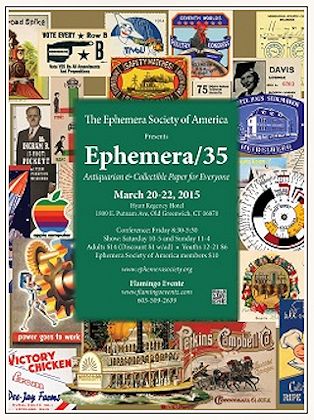 Ephemera 35 - International Vintage Paper Fair and Conference
